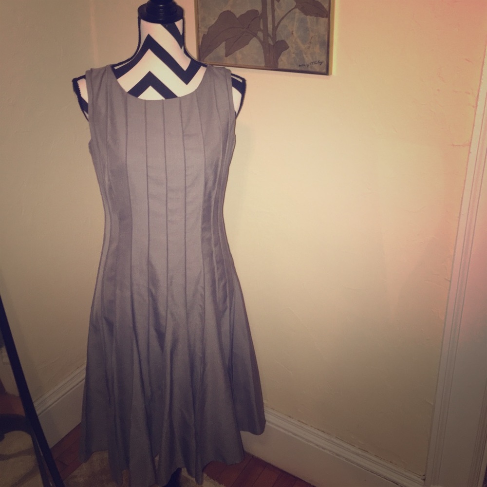Calvin Klein Pleated Midi Dress