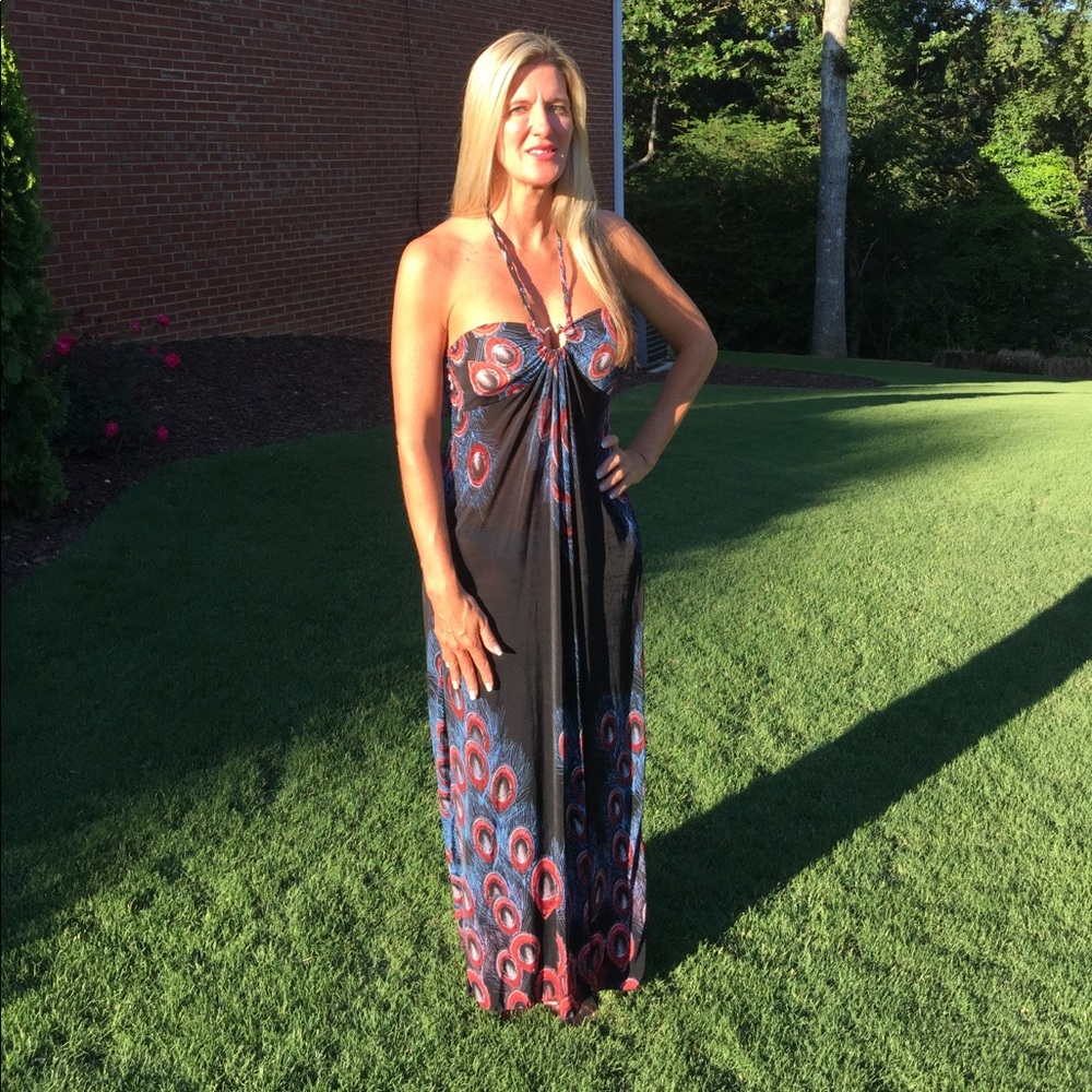 Peacock dress