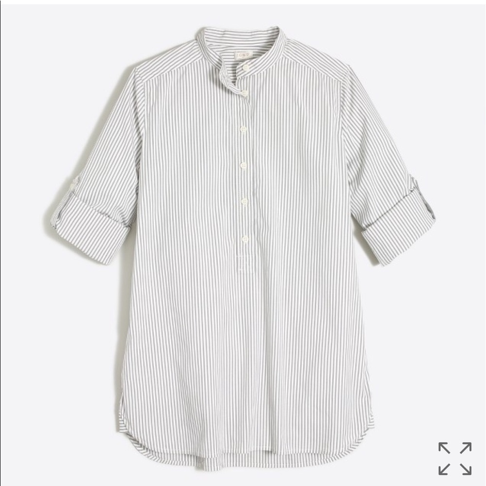 J. Crew Striped Tunic Shirt