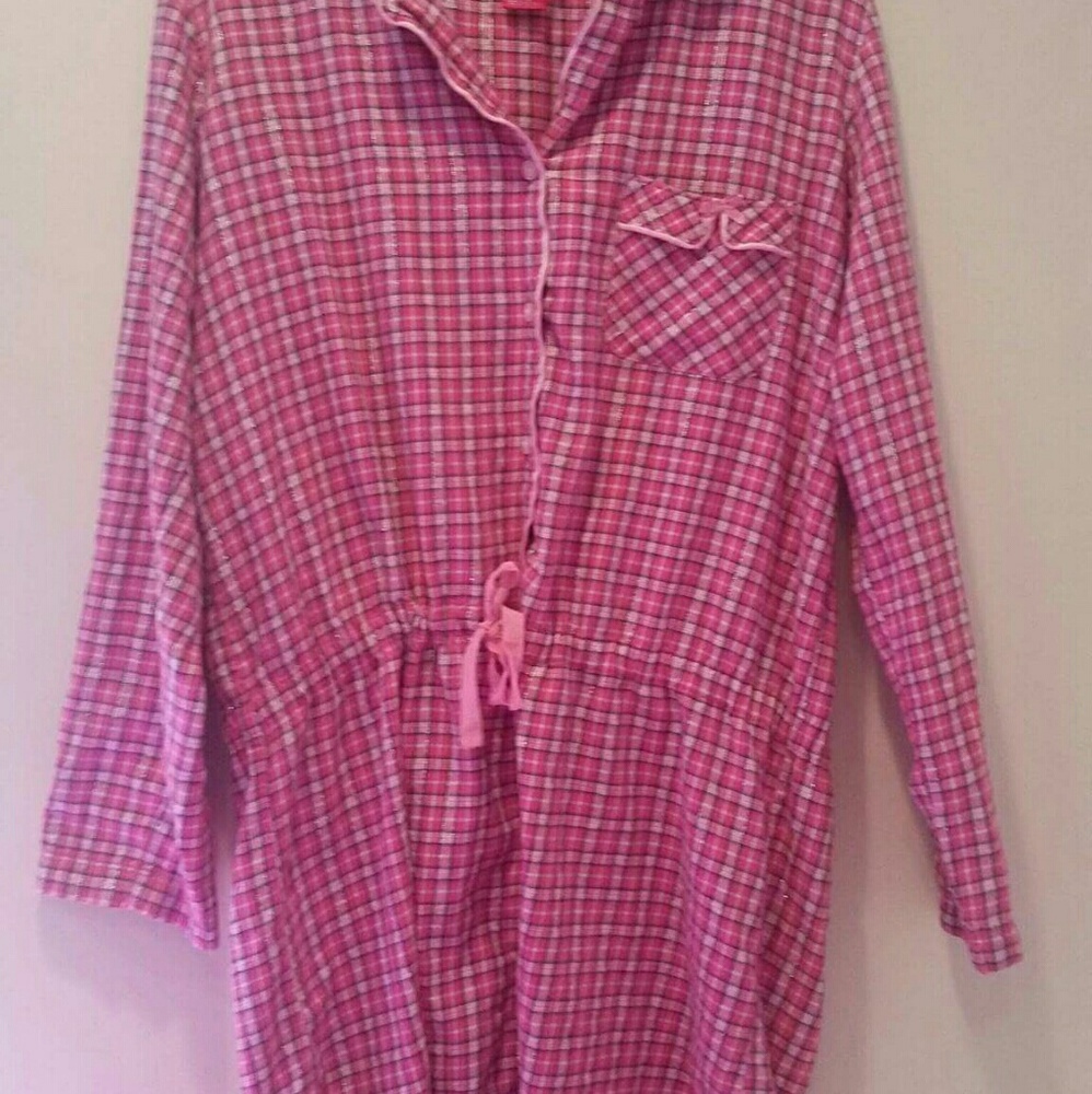 Victoria Secret plaid nightshirt