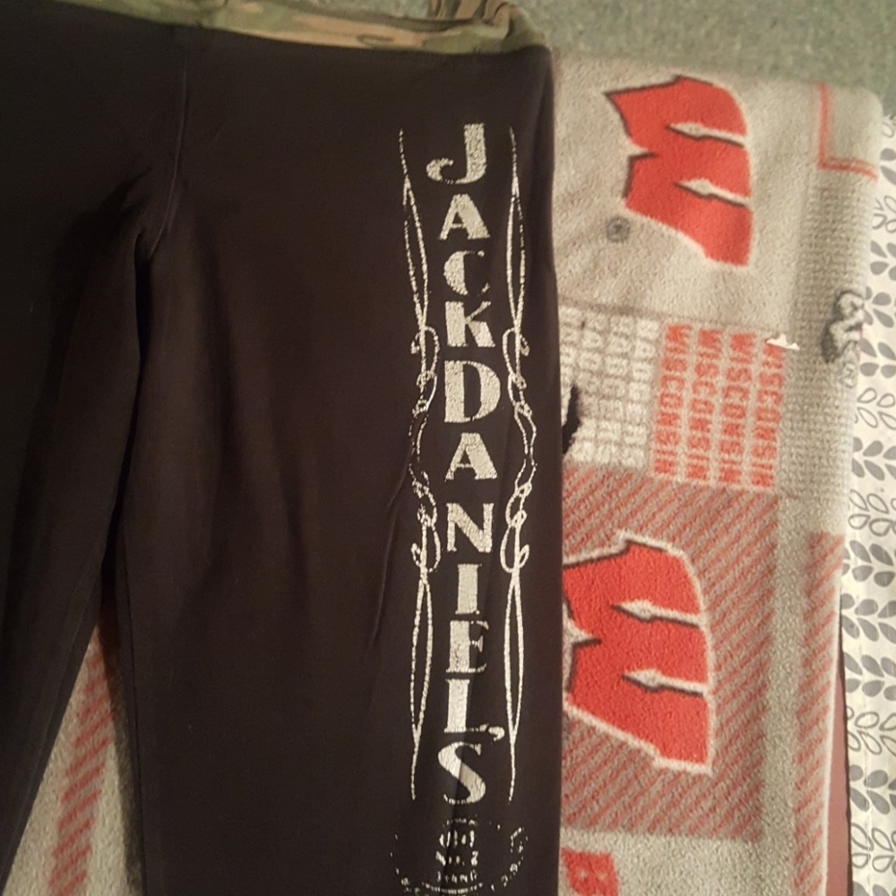 Camo black jack daniels leggings
