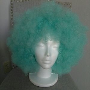 Afro L Blue wig