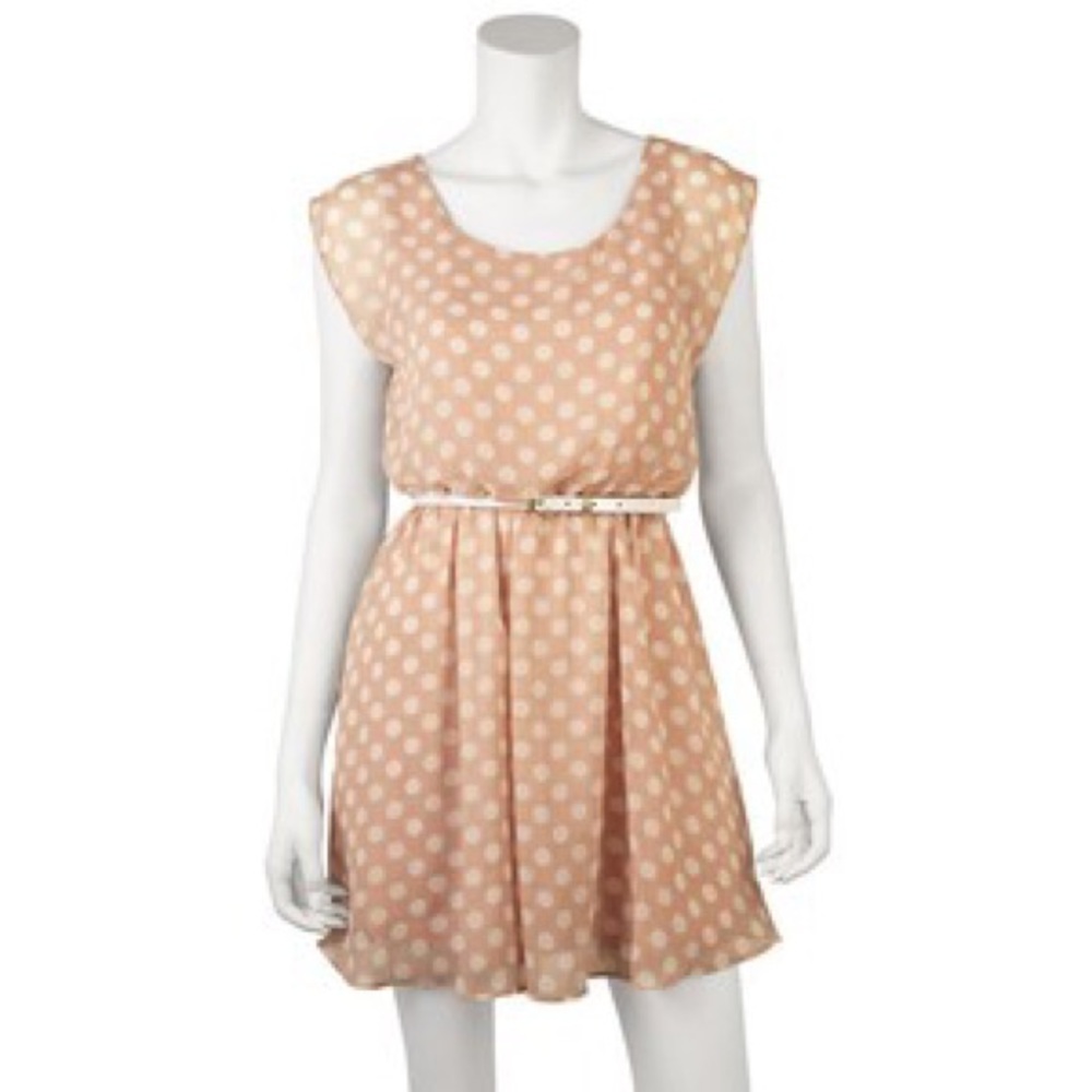 Pink and Polka Dotted Dress - Iz Byer