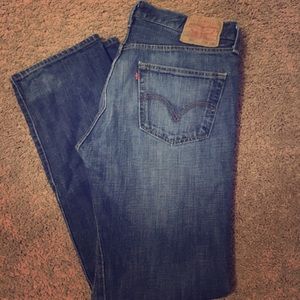 Men's LEVIS 501 - Straight Leg Button Flt