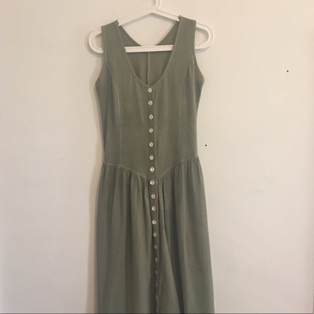 Vintage 80's Button Down Dress