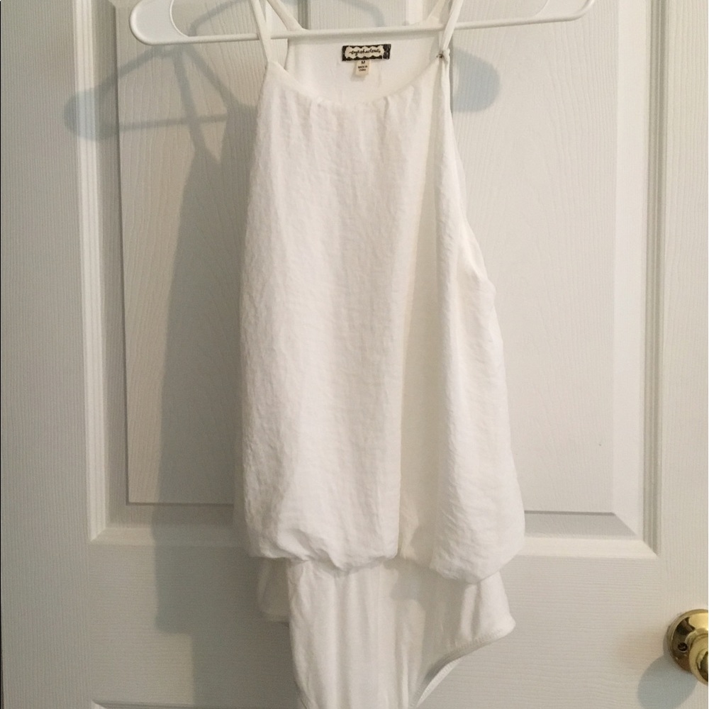 Spaghetti strap one piece