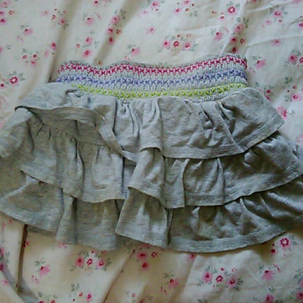 Toddler skirt with built in skirt