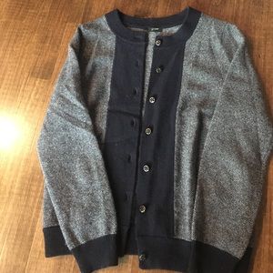 Jcrew factory sweater with jewel buttons
