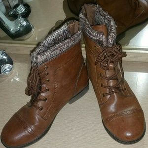 Brown boots