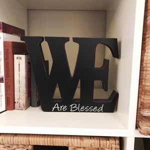 "We are blessed" Decor