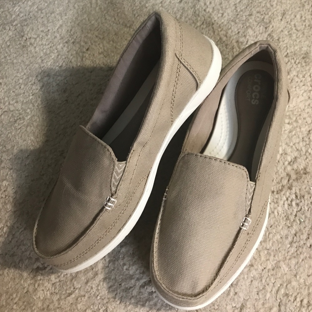 NWOT CROCS sliders