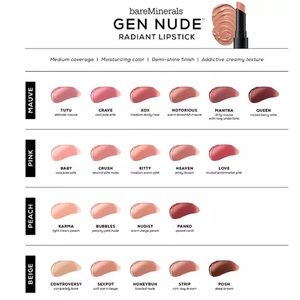 bareMinerals | Makeup | Gen Nude Nudist Radiant Lipstick Full Size