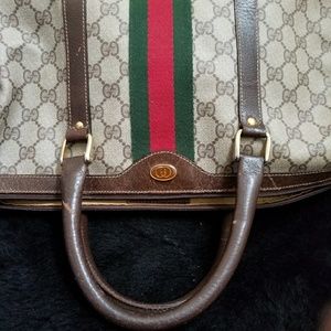 Authentic vintage Gucci Boston leather  bag