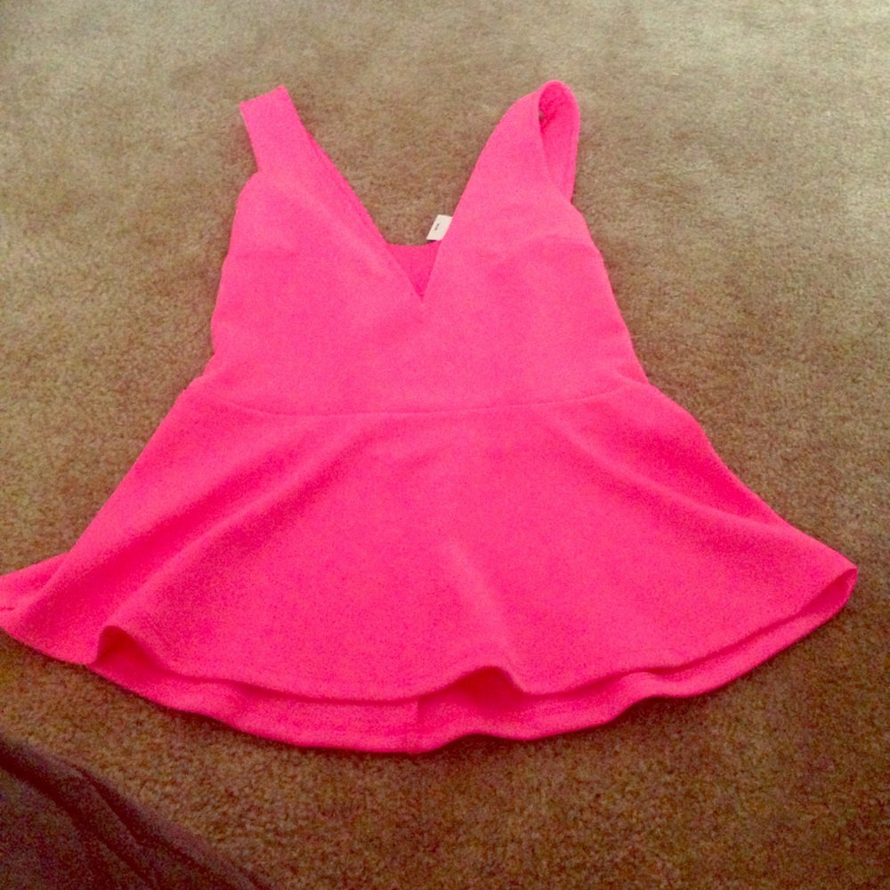 Peplum tank