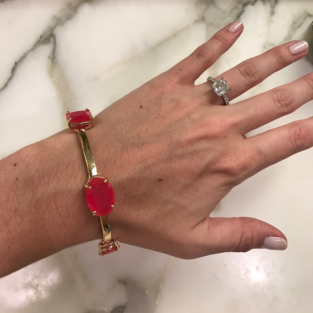 Kate Spade Pink Gem Bangle