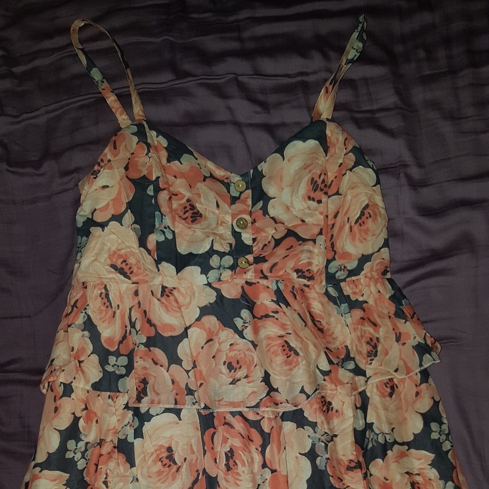 Floral tierd dress