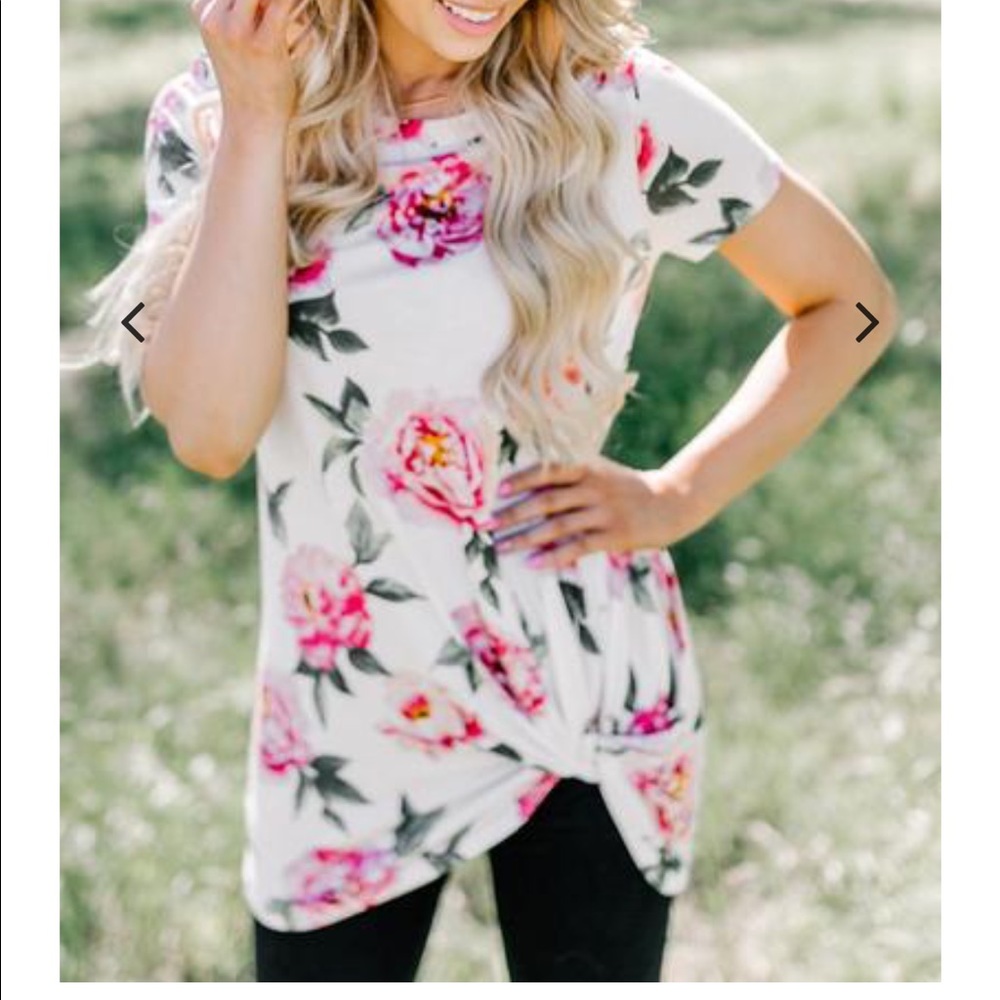 Ivory Floral Knot Too - Picture 1 of 3