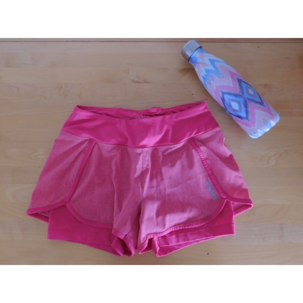 Pink Reebok Athletic Shorts