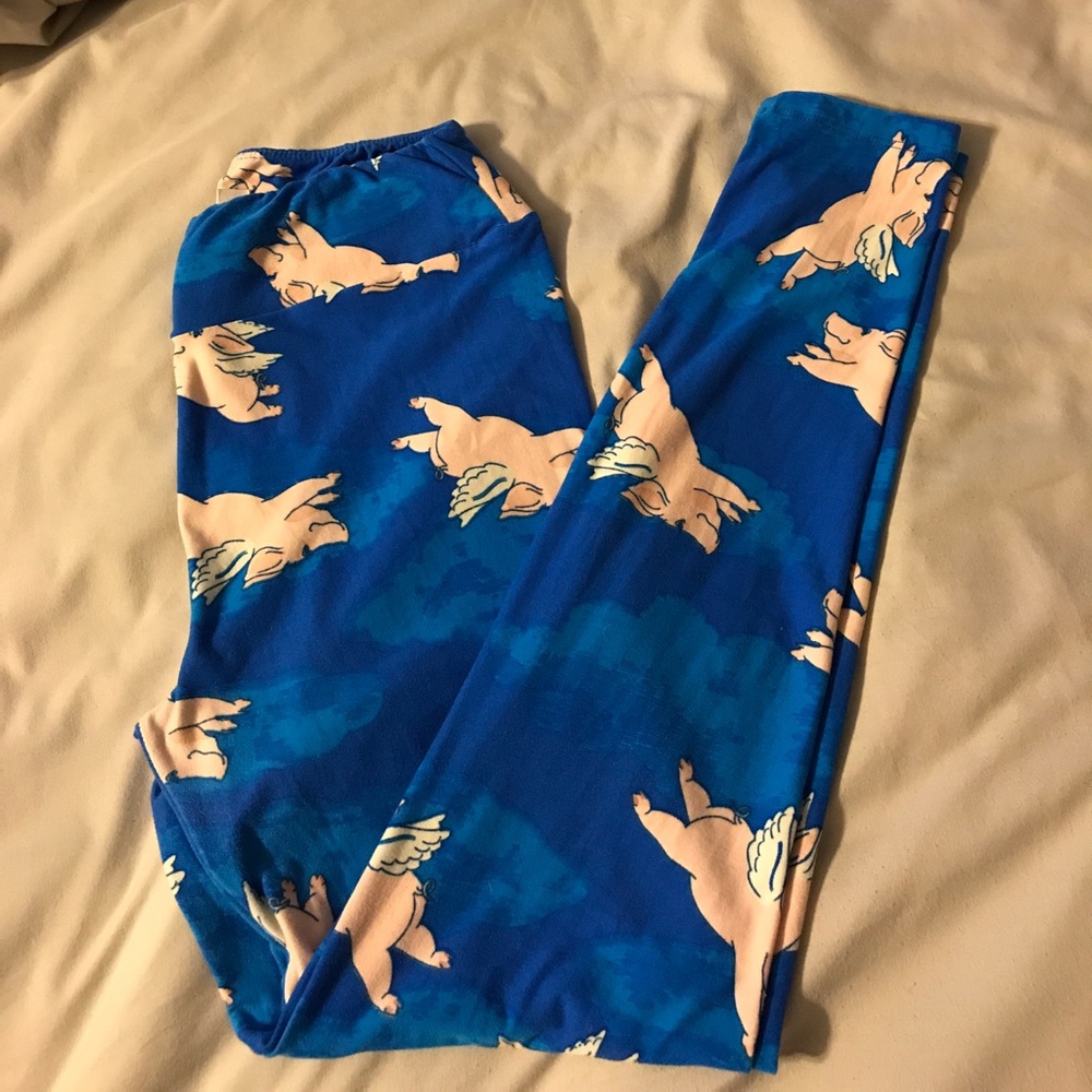 Lularoe "When Pigs Fly" Leggings