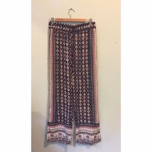 Anthropologie Flowy Pants