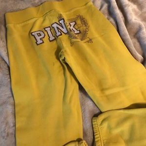 Pink sweatpants