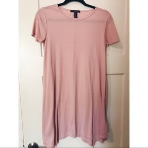 Blush t shirt dress