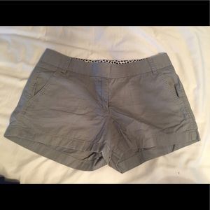 Dark Grey JCrew Chino Shorts