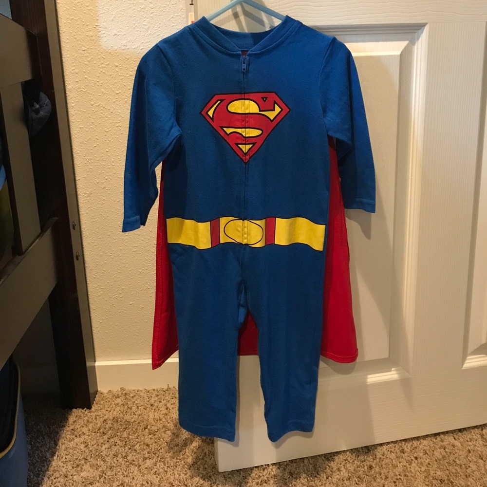 Infant/Toddler Superman Pajamas/Costume
