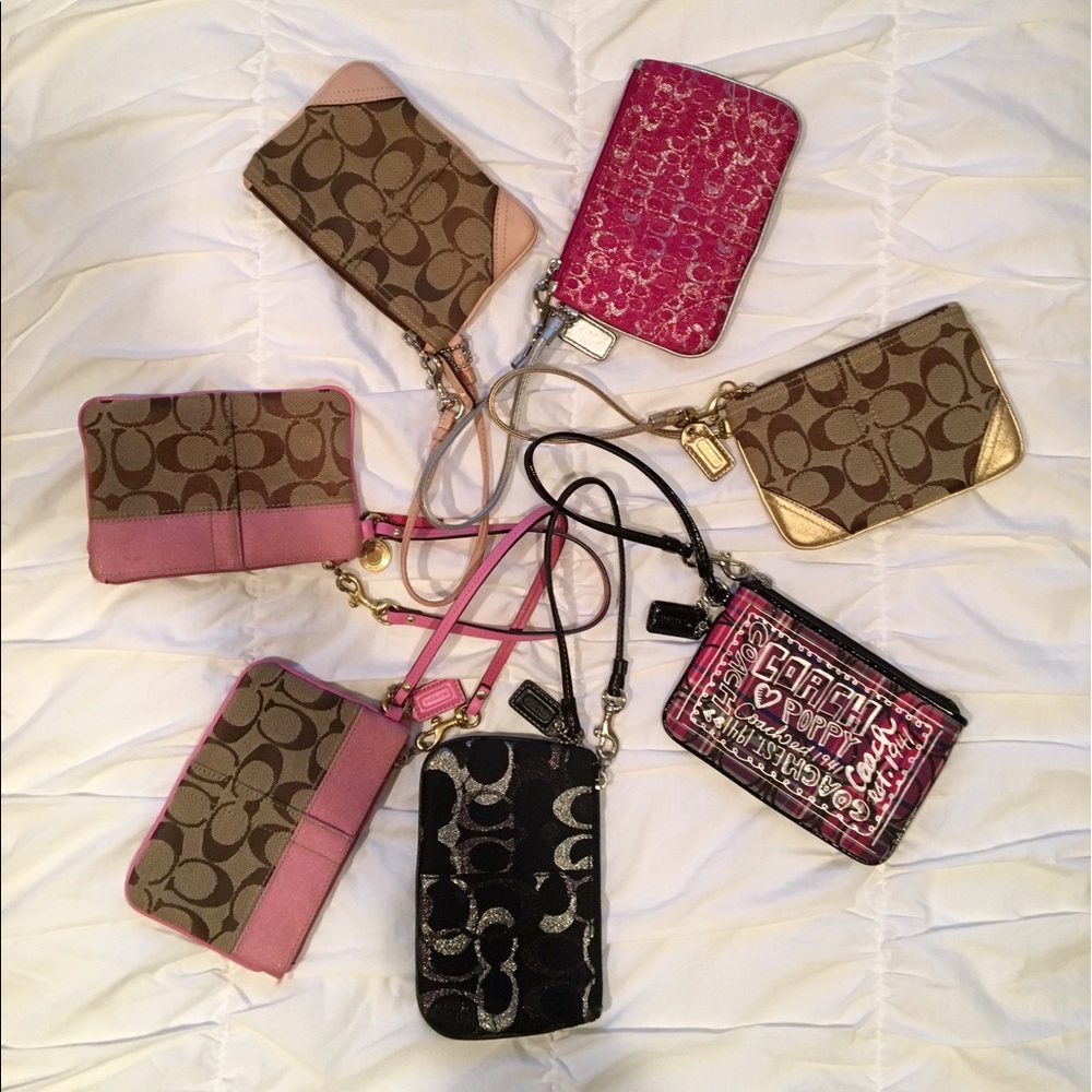 Coach wristlets