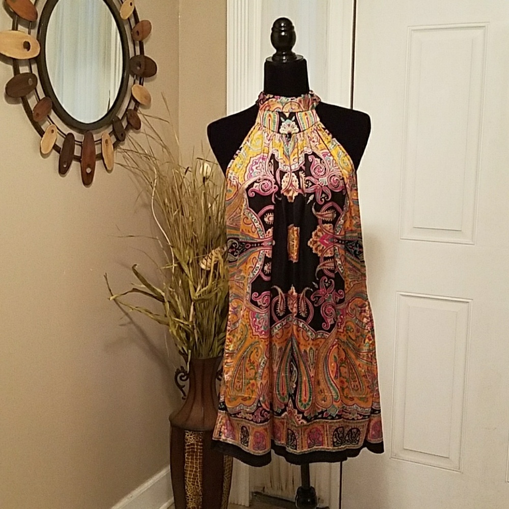 Adorable Flirty High Neck Dress