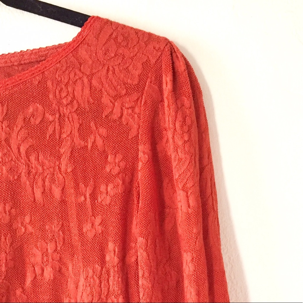 LOFT Lacy Long-Sleeved Top