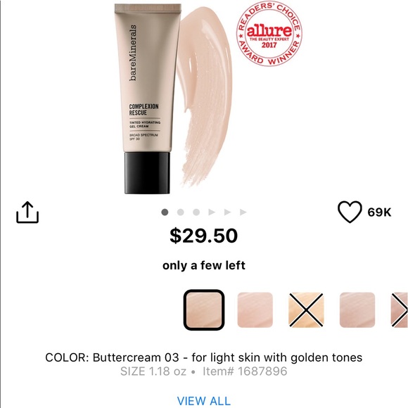 BareMinerals Tinted Hydrating Cream - Picture 1 of 1