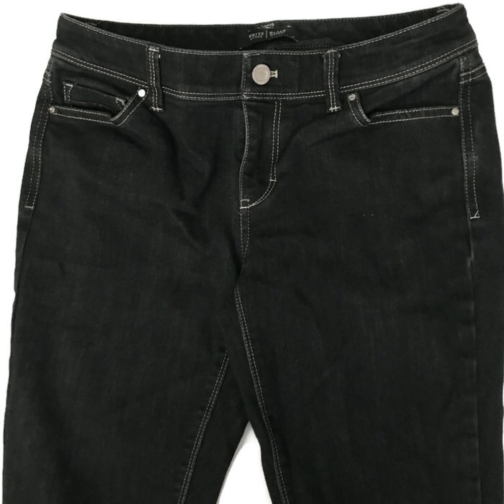 White House Black Market Black Denim Jean Slim Fit