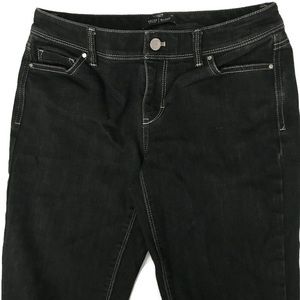 White House Black Market Black Denim Jean Slim Fit