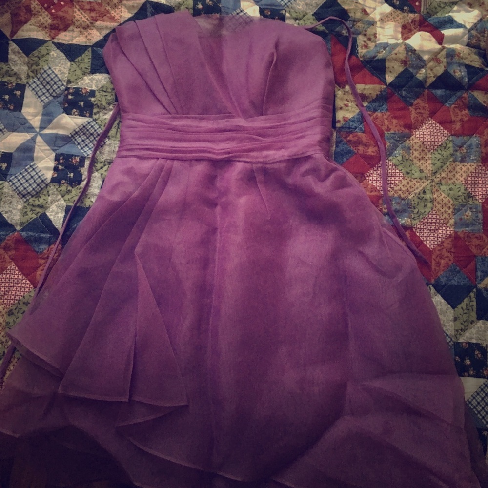 Cute lilac adjustable strap dress