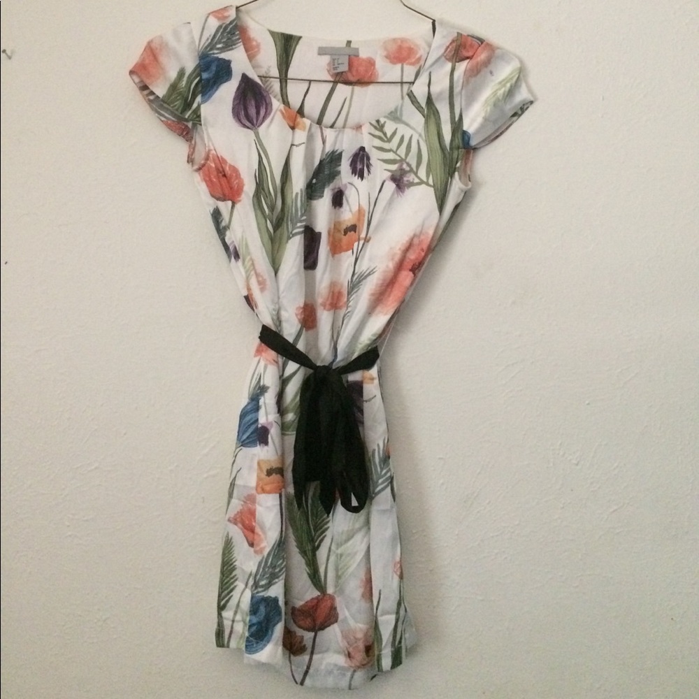 H&M Floral Dress (satin)