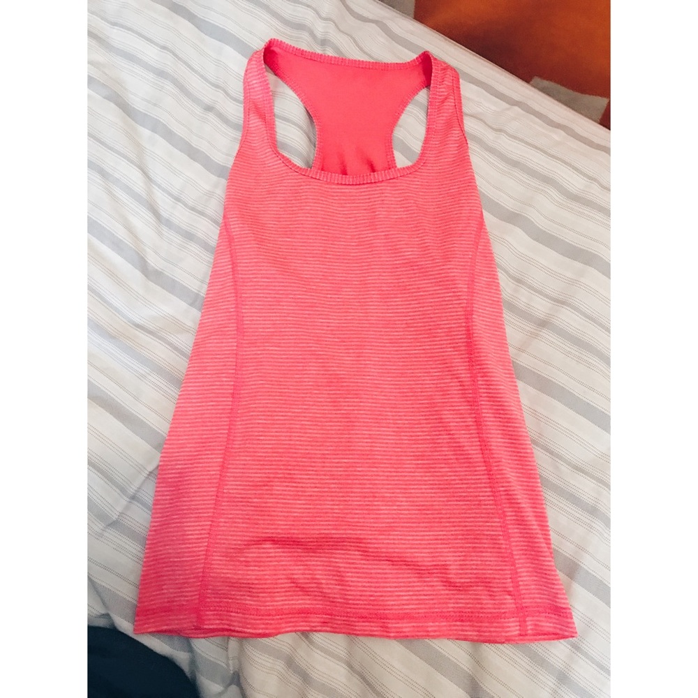 Pink workout tank