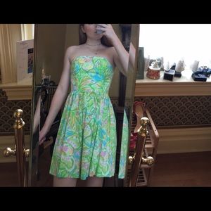Lilly bright floral pattern dress