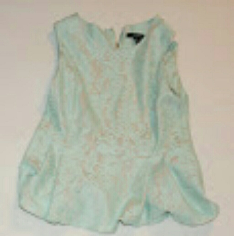 Lace peplum top
