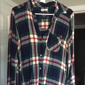 AE boyfriend fit flannel