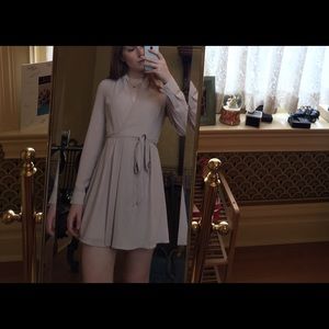 Lulu's wrap tie dress