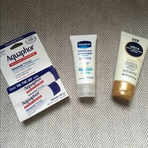 Skincare bundle-Aquaphor, Vaseline, CVS brand