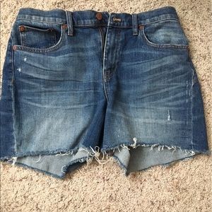 Madewell highwaisted shorts