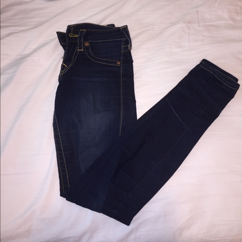 Dark wash Skinny True Religion Jeans