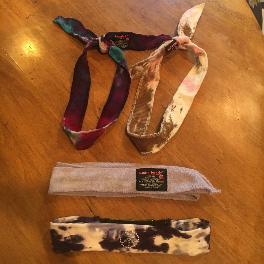 4 ty-dye headbands