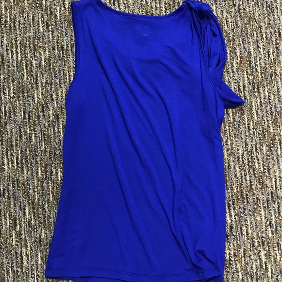 Bright blue sleeveless top - Picture 5 of 5