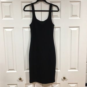 Zara Midi Black Bodycon