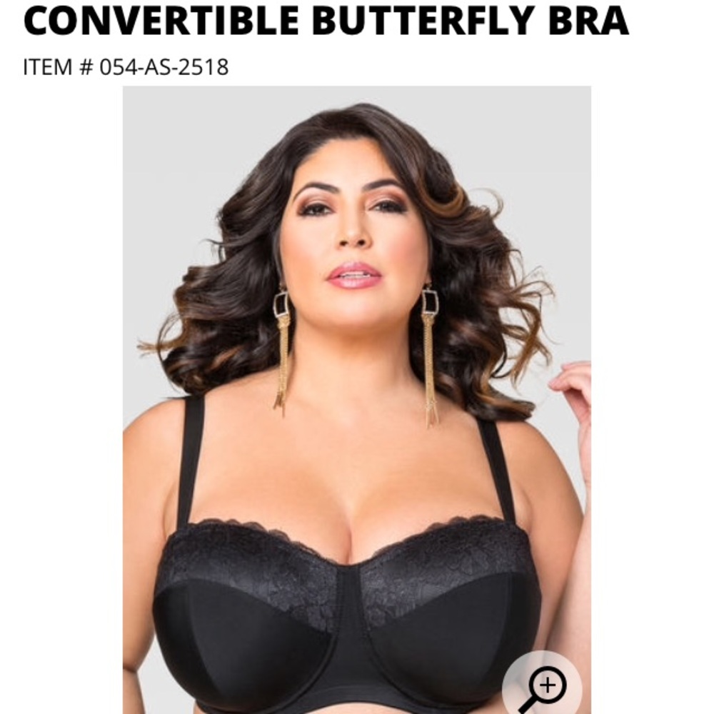 Convertible butterfly bra