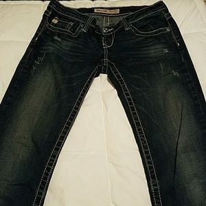 Big Star Sweet Boot jeans,  Ultra Low rise, 27L