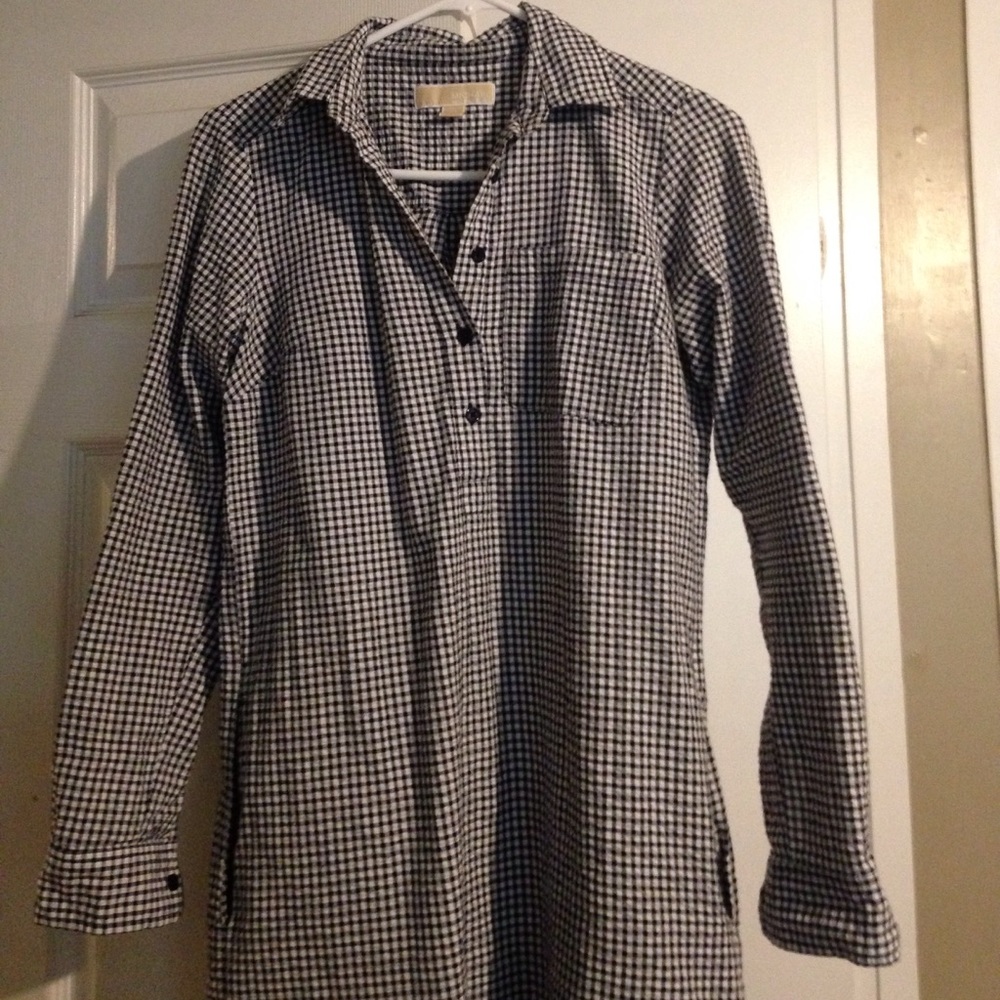 Mk checkered dress